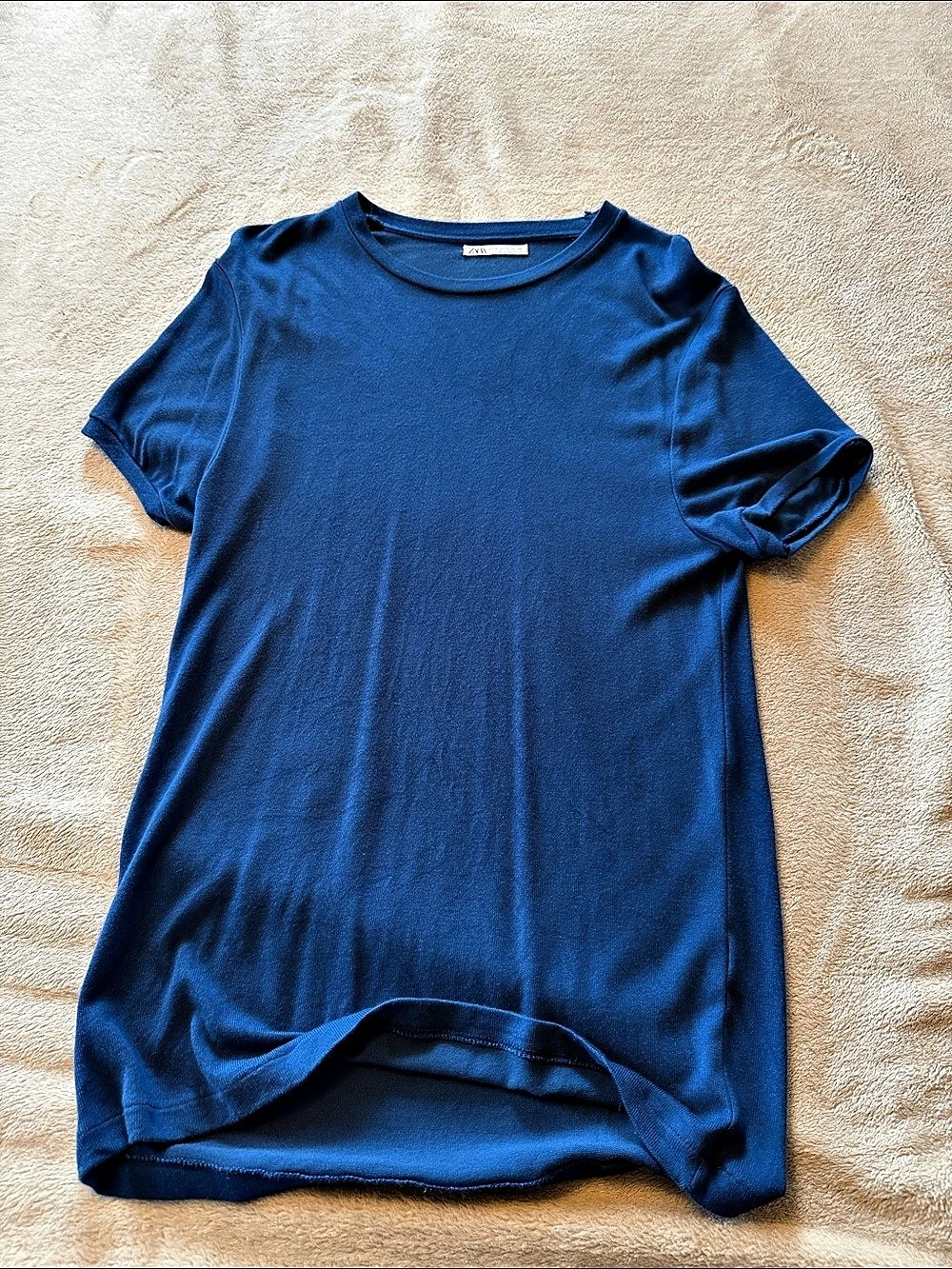 Zara Blue Short Sleeve Tee
